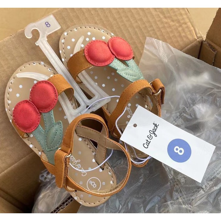 Sandal bé gái hình cherry Cat&Jack dư xịn
