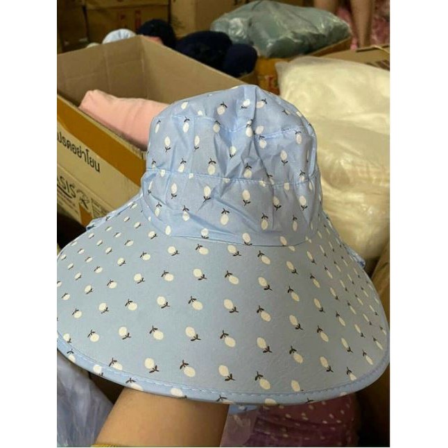 [XINH QUÁ] Mũ Chống Nắng Nữ Mùa Hè Vành Rộng, Nón Đi Nắng + Khẩu Trang, thô Kaki Thoáng Khí , Không Cong Gẫy | BigBuy360 - bigbuy360.vn