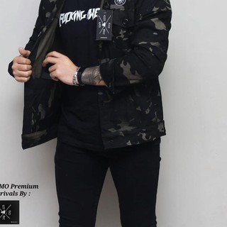 ➯ áo khoác nam màu xanh quân đội họa tiết rằn ri size m-l-xl ➥