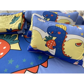 BỘ DRAP GỐI DRAP THUN Ý 5D CAO CẤP