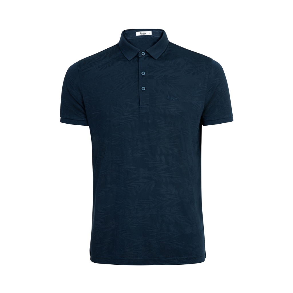 Áo thun Polo nam VULCANO in họa tiết vải Cotton Mỹ xuất xịn chuẩn form, sang trọng, thanh lịch 1026