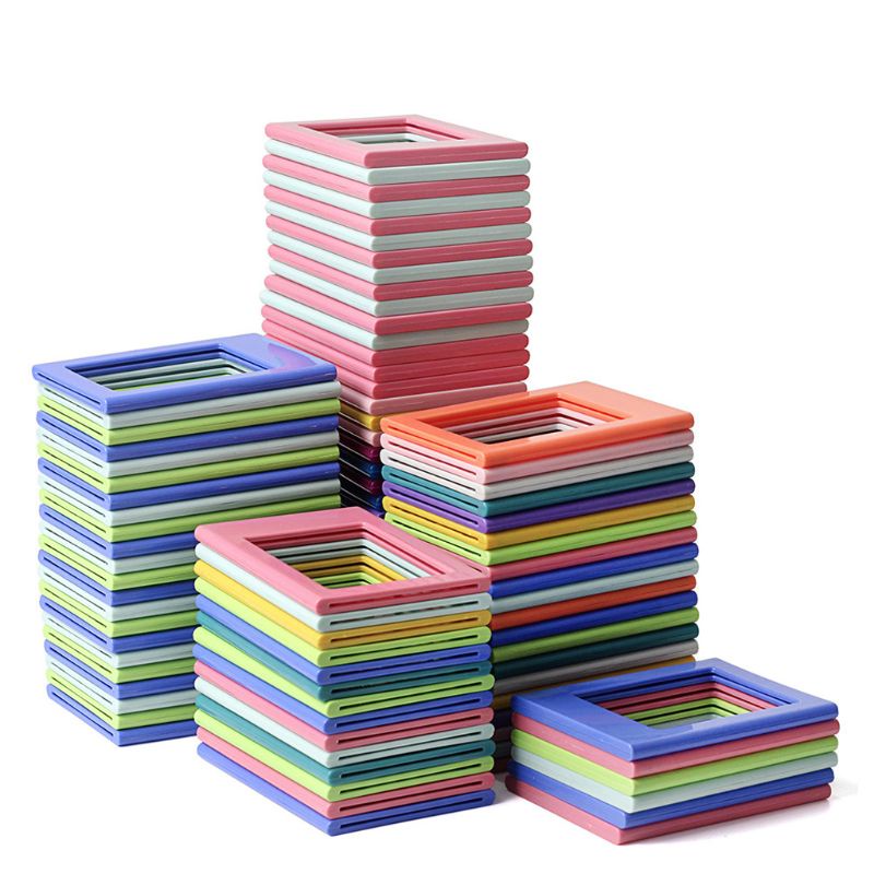 Khung Ảnh Nam Châm Mini 3 Inch Nhiều Màu Sắc Trang Trí Tủ Lạnh DIY