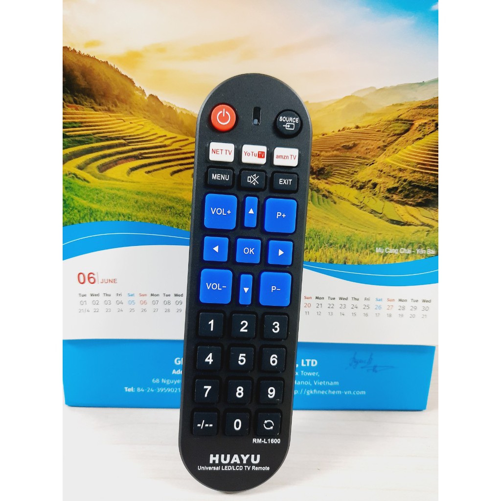 Remote Điều khiển TV đa năng các dòng LCD/LED của Samsung-Philips-Panasonic-Sony-LG Hàng tốt Tặng kèm Pin