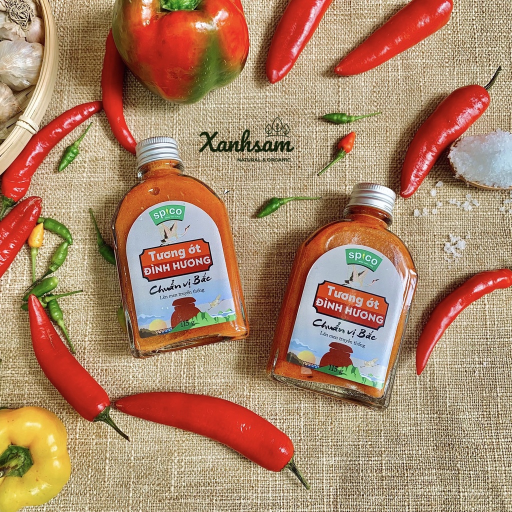 Tương Ớt Đình Hương Chuẩn Vị Bắc Ăn Phở 115gr Spico - Xanhsam Organic