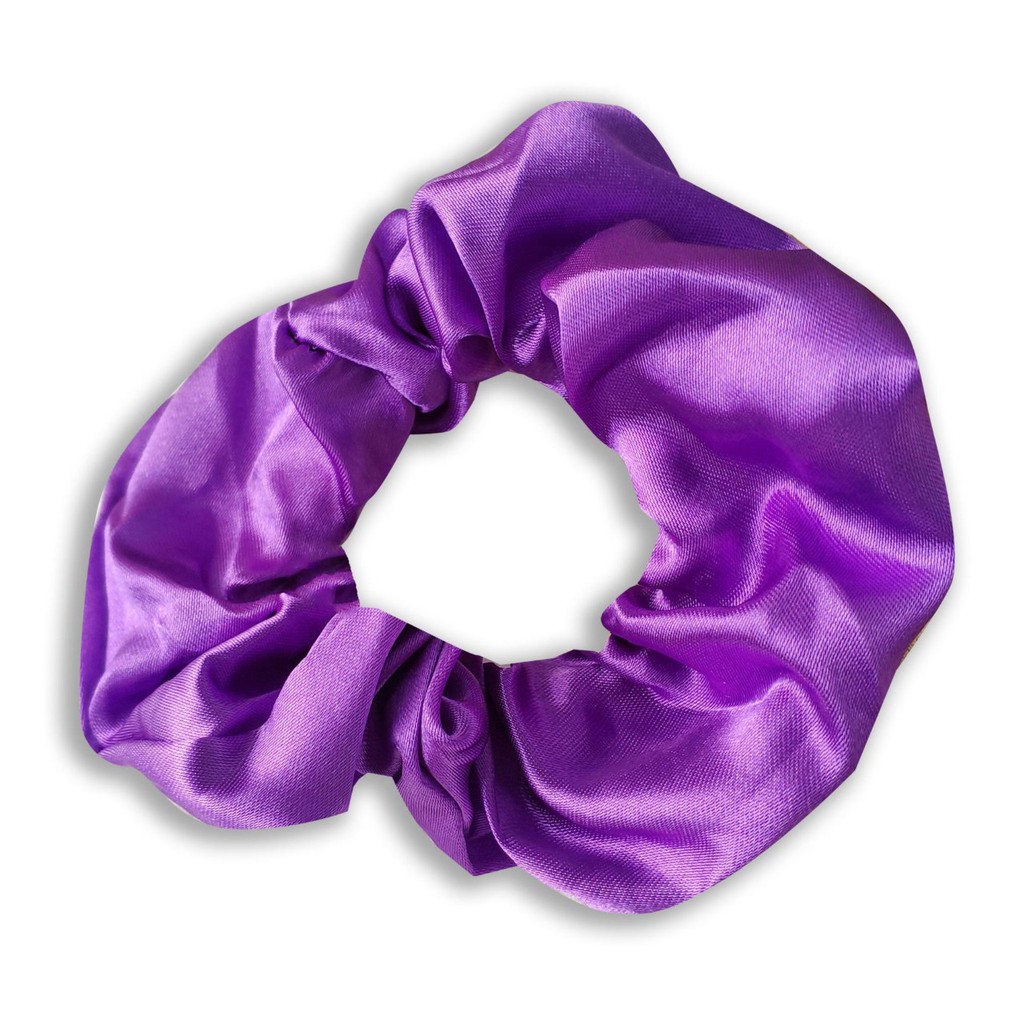 Cột tóc vải scrunchies trơn