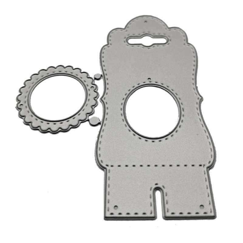 Khuôn Cắt Giấy Kim Loại Hình Hộp Quà