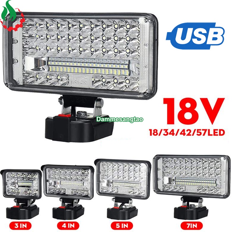 Đèn led siêu sáng chân pin makita