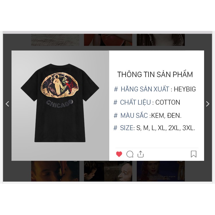 Áo phông cộc tay Unisex Nelly - Chicago | BigBuy360 - bigbuy360.vn