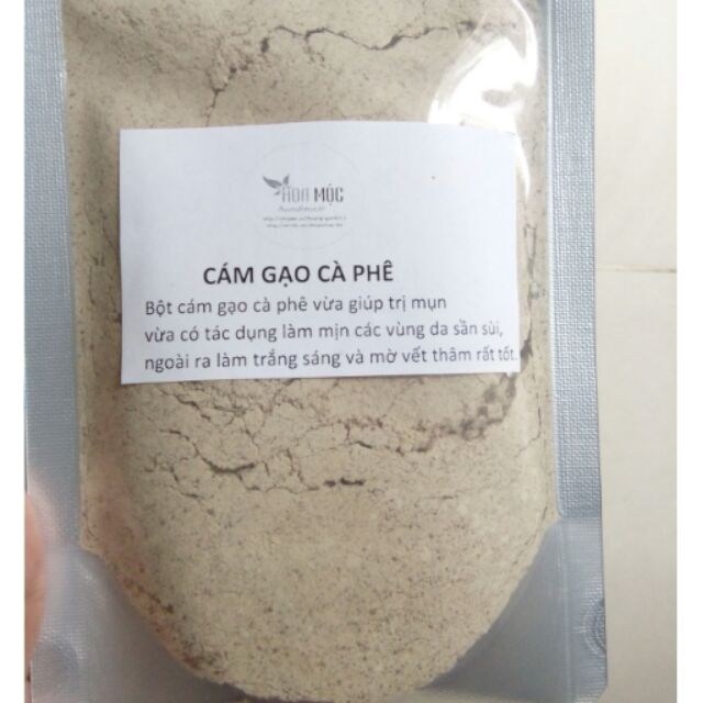 bột cám gạo cà phê
