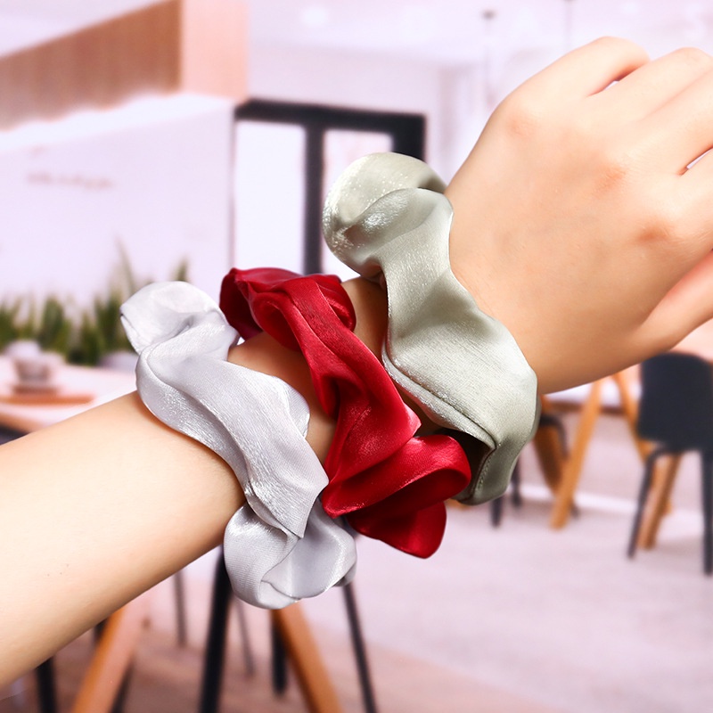 Dây Buộc Tóc Cao Su Co Giãn Phong Cách Hàn Quốc Kiểu Mới