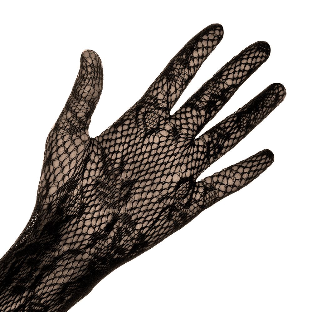 Đôi găng tay lưới ren hoa dài co giãn nhiều màu gothic punk sang trọng gợi cảm cho cô dâu tiệc giáng sinh Halloween