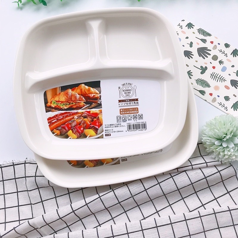 Khay vuông ăn dặm cho bé Nhật Bản
