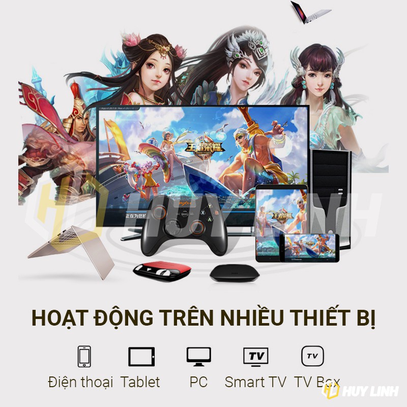 Tay cầm chơi game không dây PXN 9613 Bluetooh Wireless - Hỗ trợ PC/Android/Smart Tivi