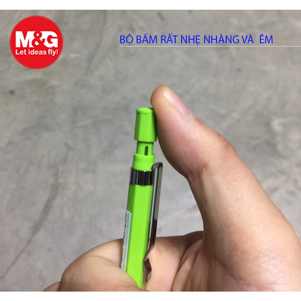 Bút chì kim lõi to 2.0mm AMP35601 ngòi 2B màu đậm chính hãng M&G