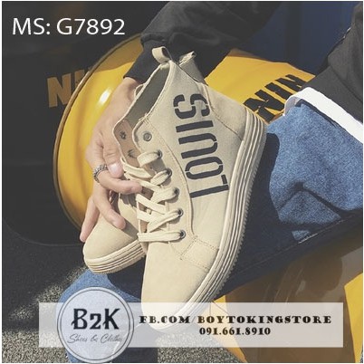 Giầy vải cao cổ giá rẻ chất lượng cao | BigBuy360 - bigbuy360.vn