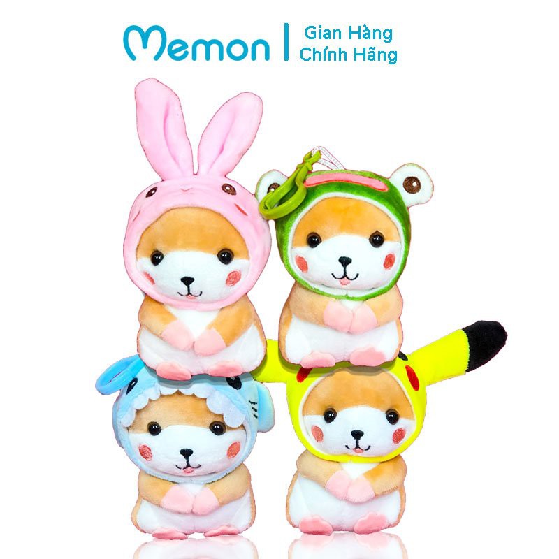 Móc Khóa Gấu Bông Shiba Cười Shop Memon Cao Cấp