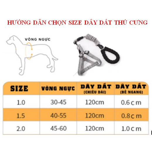 Dây Dắt Chó - Yếm Cho Chó Mèo giahuypetshop