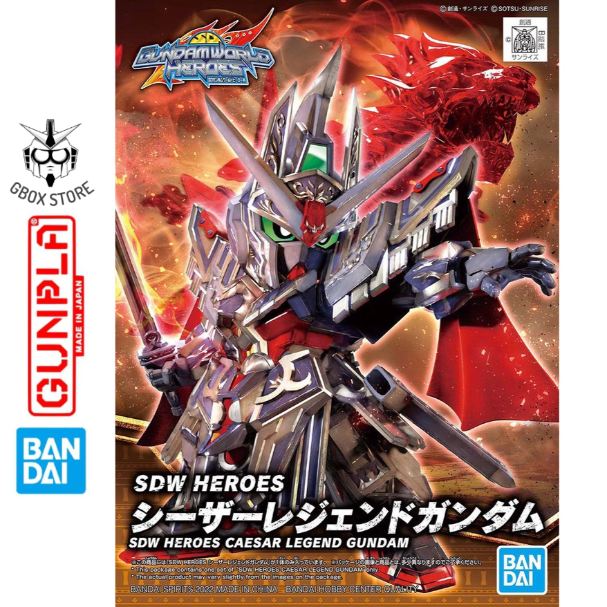 Gundam SDW Heroes Caesar Legend Bandai SD 19 Mô hình nhựa lắp ráp