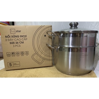 Nồi hấp, đáy từ 3 lớp