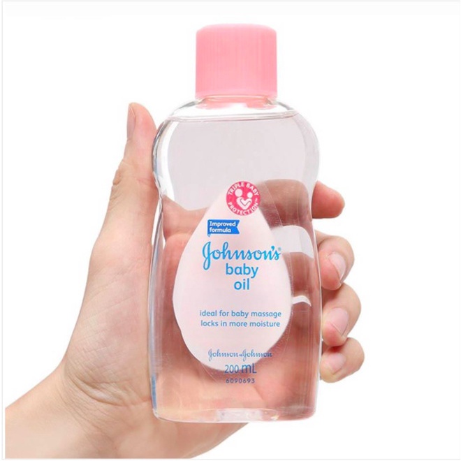 Dầu mát xa dưỡng ẩm Johnson's baby oil pink 200ml