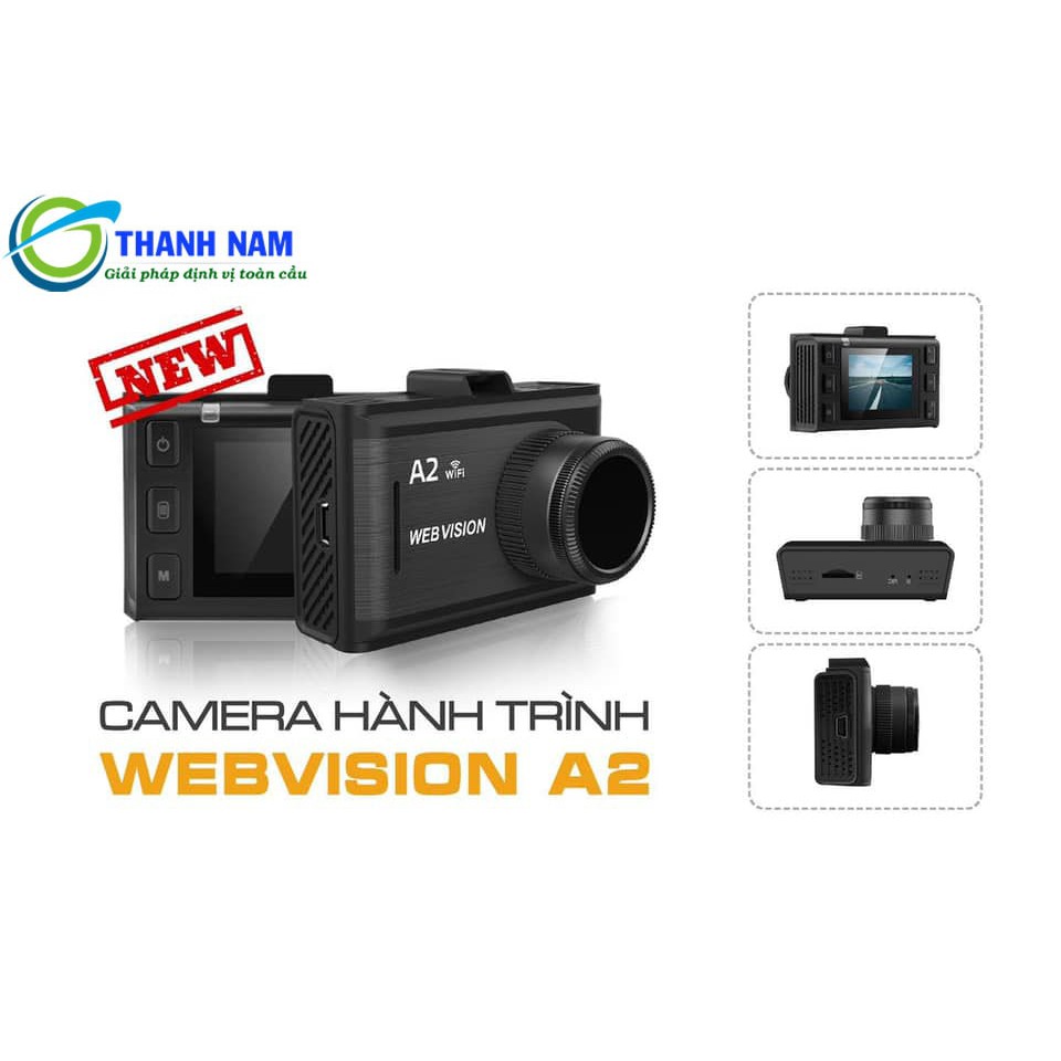 (Miễn phí lắp đặt) Camera hành trình Webvision A2 – Kết nối WIFI Xem video qua điện thoại