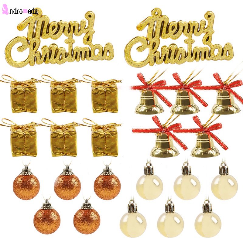 Hộp 24 Trái Châu Trang Trí Cây Thông Giáng Sinh Năm Mới