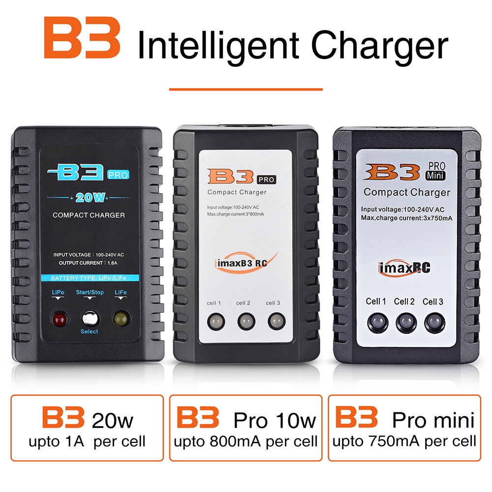 Bộ sạc pin Lipo 7.4V 11.1V IMAX B3 Pro RC AC 2S 3S