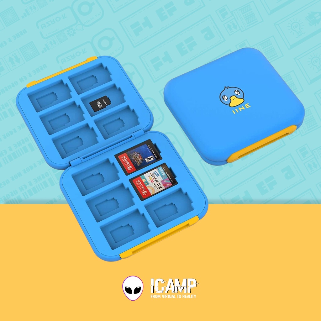 Hộp Đựng Thẻ Game IINE Nintendo Switch Nắp Nam Châm