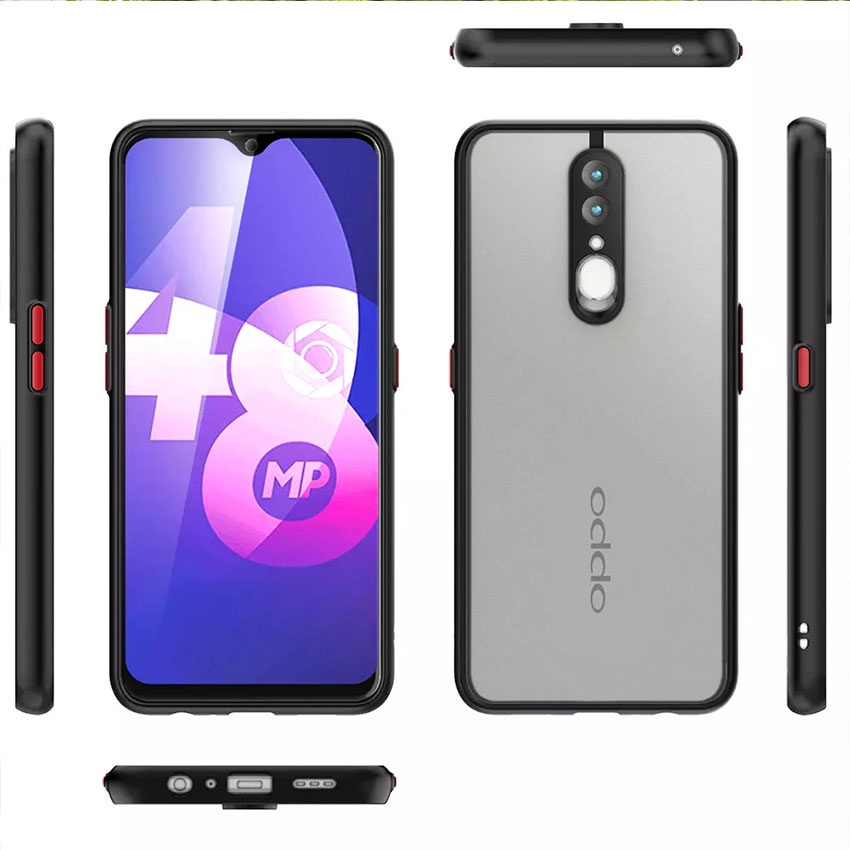 Ốp lưng Oppo Dẻo nhám Reno 5 Reno 6 Reno 7 Reno 4 Reno 2F A54 A74 A9 A5 A53 A32 A76 A15 A3s  chống bám vân tay dành cho