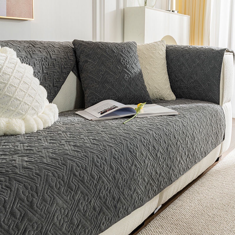 Vỏ Bọc Ghế Sofa Bằng Da Chất Lượng Cao Chống Trượt 2021 Phong Cách Hiện Đại Đơn Giản