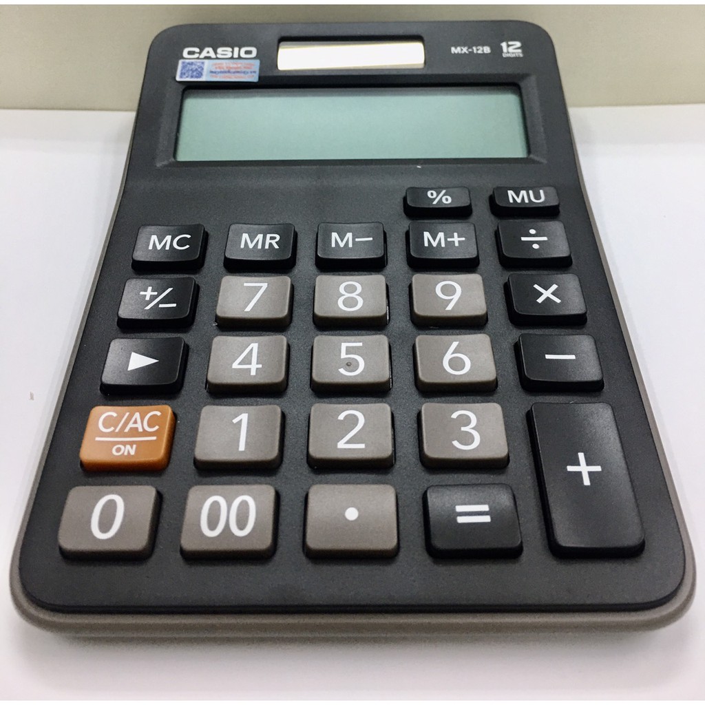 Máy tính Casio MX 12B/S/V Desktop Calculators- hàng chính hãng