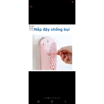 Ống đựng đũa dán tường có nắp đậy