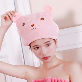[Mau giao hàng] Mũ Tắm Tiện Ích Kiểu Dáng Hàn Quốc Mũ Bông Trùm Đầu Khi Tắm Rửa Mặt Ủ Dưỡng Tóc Tươi Sáng Đáng Yêu
