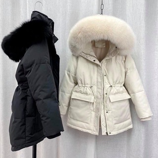 Áo phao cổ lông siêu xịn