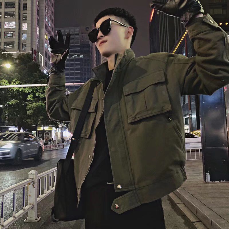 Áo Khoác Dáng Rộng Thời Trang Hàn Quốc Dành Cho Nam