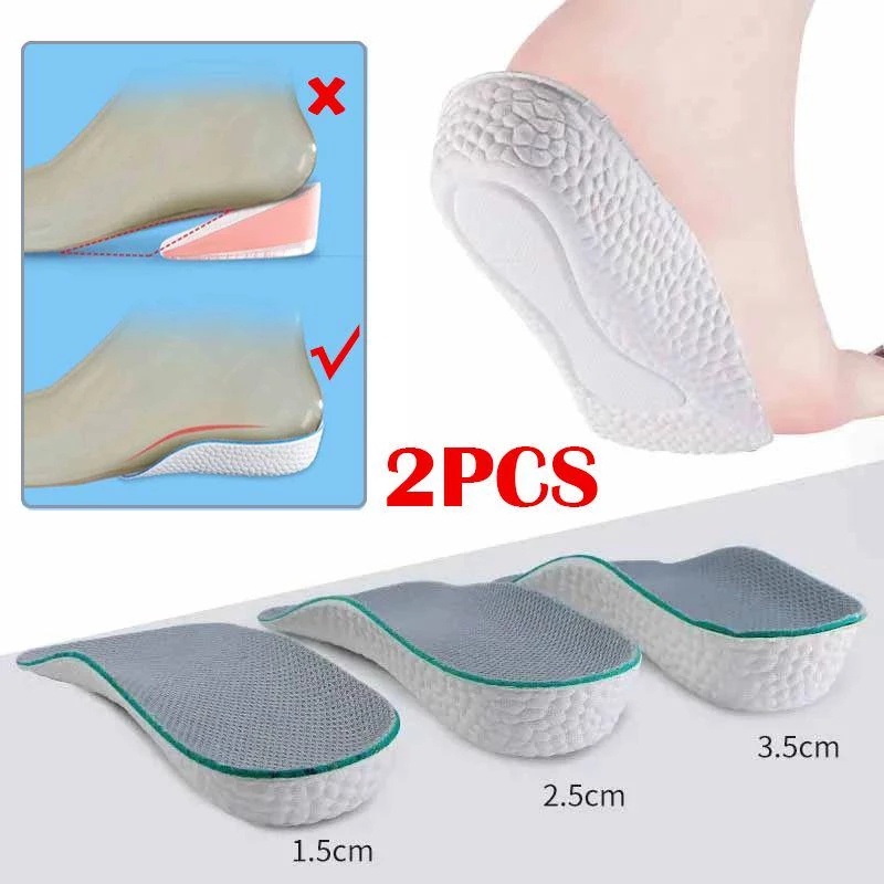Cặp miếng lót giày tăng chiều cao mềm mại cho nam và nữ chất lượng cao