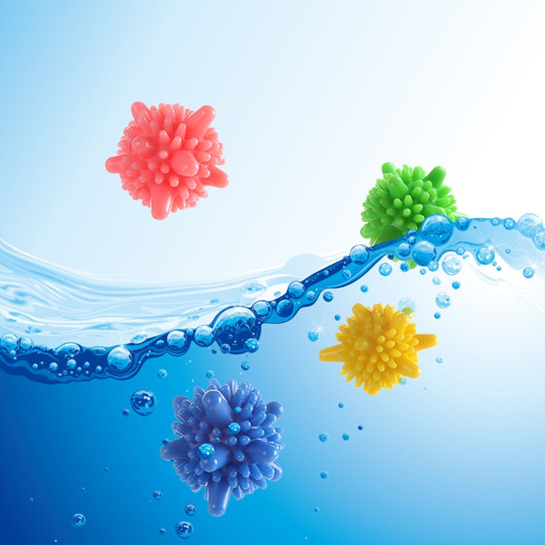 Set 5 Bóng Giặt Đồ Chống Gió Tiện Lợi