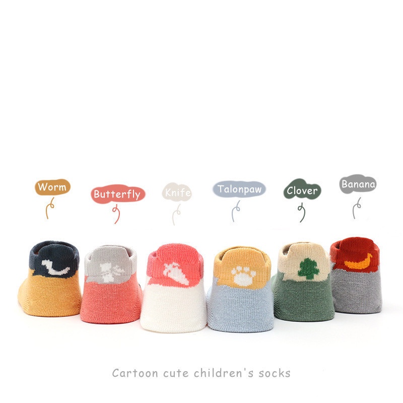 Vớ Chống Trượt Họa Tiết Hoạt Hình Thời Trang Mùa Thu 2022 Cho Bé