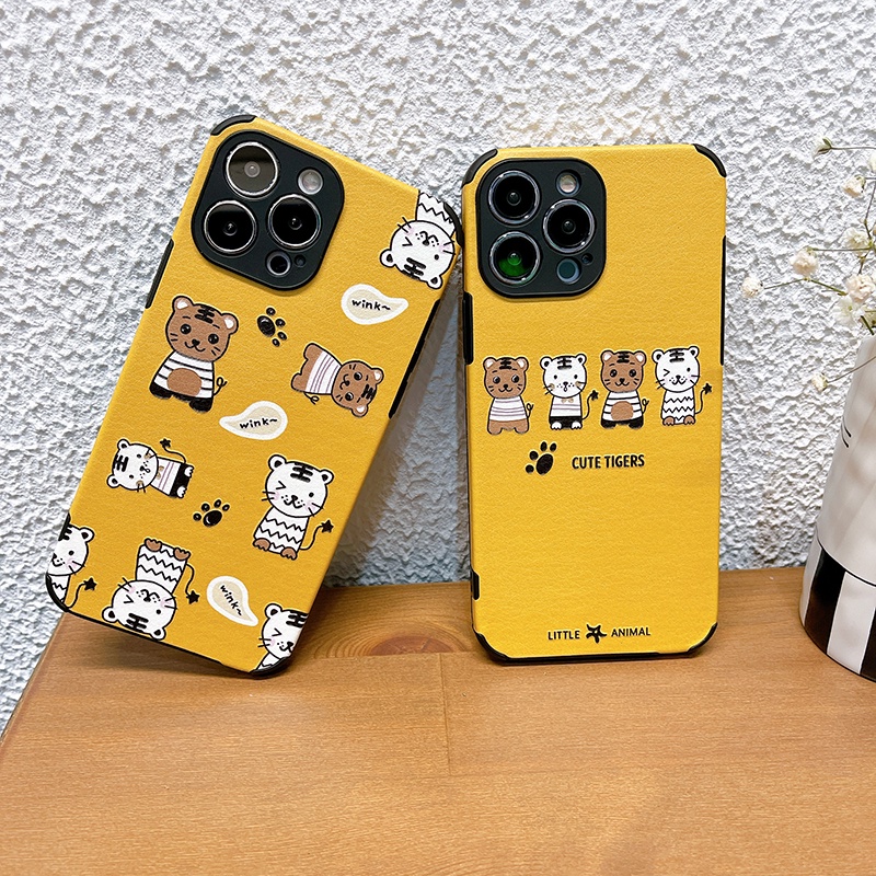 Ốp Điện Thoại Hình Chú Hổ Cho OPPO A15 A15s A53 A33 A91 A52 A72 A92 A31 A9 A5 2020 A5s A7 A12 F11 F9 A3s A12e