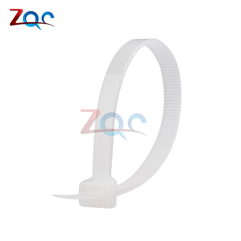 Bộ 100 Dây Rút Tự Khóa Bằng Nhựa Nylon 4x200 5x200
