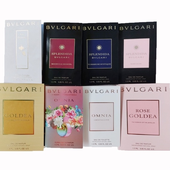 Mẫu thử Vial  Nước hoa Nữ Bvlgari các mùi