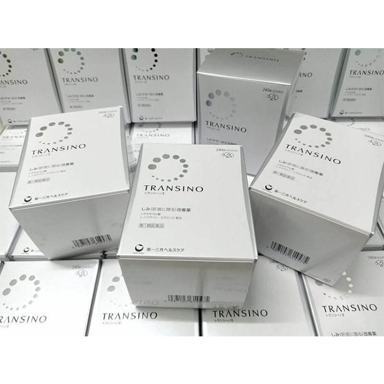 Viên Uống Transino Whitening Nhật Bản Hỗ Trợ Mờ Nám Giảm Tàng Nhang Và Dưỡng Trắng Da 240 Viên