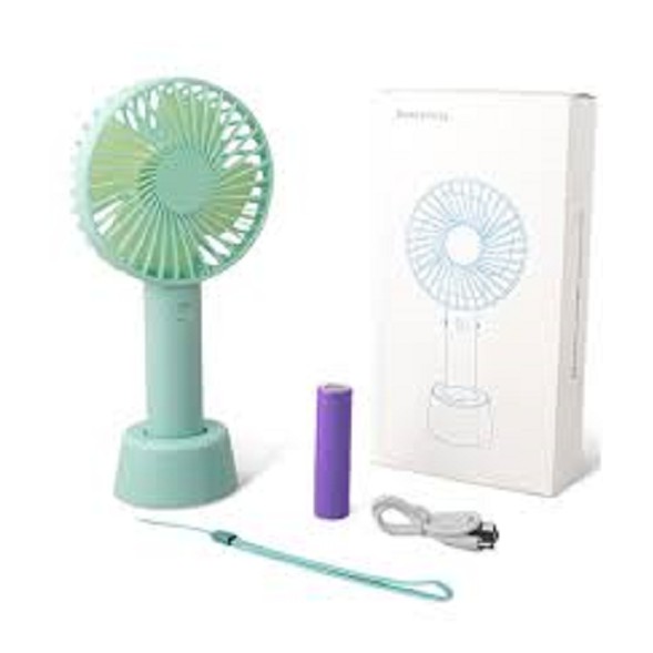 Quạt Mini Fan Có Pin Sạc Cầm Tay Tuỳ Chỉnh 3 Cấp Độ Siêu Mát