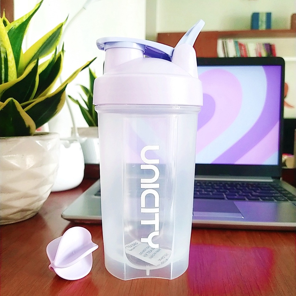 Bình lắc Unicity 500ml  Có vạch chia ml