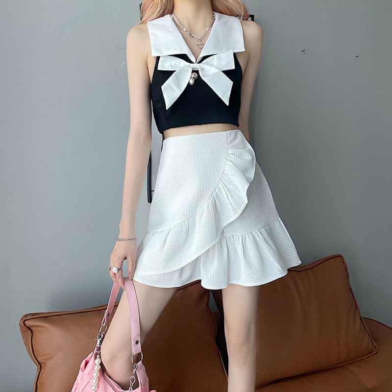 Chân Váy Chữ A Lưng Cao Thiết Kế Mới Thời Trang Dành Cho Mùa Hè