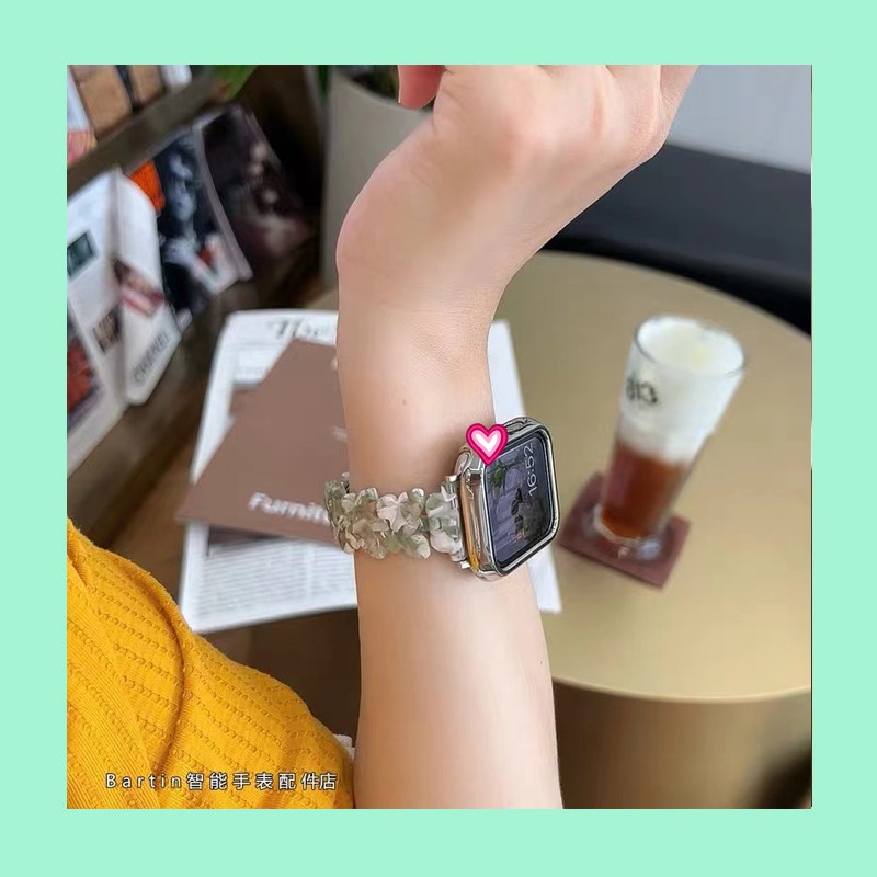 Dây Đeo Đồng Hồ Bằng Resin Trong Suốt Cho AW band 7 Series ultra 8 7 6 5 4 3 2 1 S7 S6 49 41mm 45mm 44mm 40mm 42mm 38mm 45mm