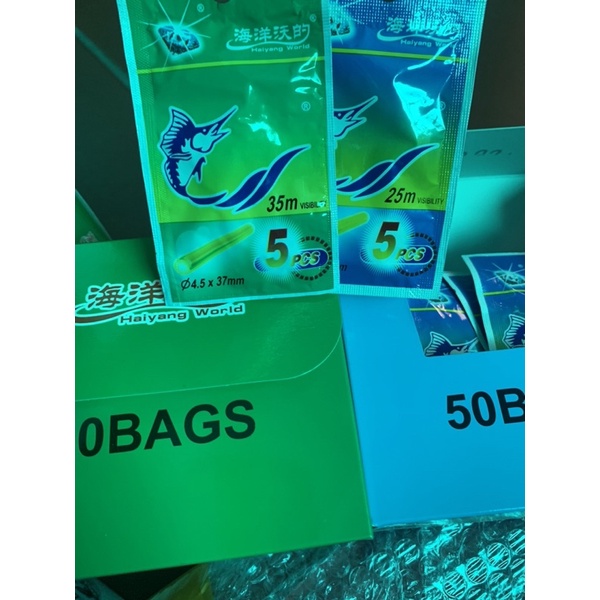 Đèn bẻ Dạ quang 5 bóng /1 vỉ chất lượng tốt