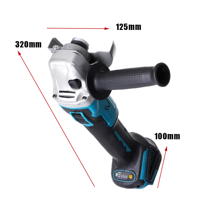 Máy Mài Gỗ 4 Tốc Độ 125 / 100mm Cho Pin Makita 18v