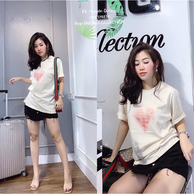 Áo thun form rộng giấu quần F21 nhập hồng kông cao cấp giá sỉ,ảnh thật-annalee18