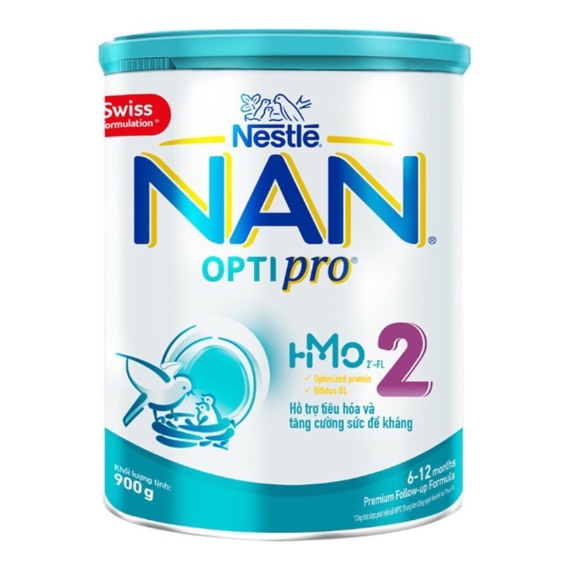 Sữa bột Nestlé NAN OPTIPRO 2 - 900gr